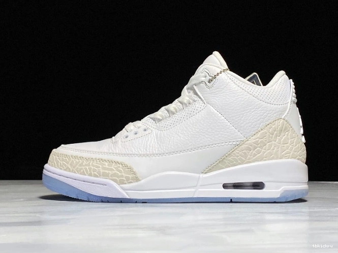 Reps TBkick White Triple Jordan Air 3 Retro 136064-111 0824
